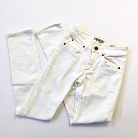 Acne Studios Denim - Acne Hex White Jeans